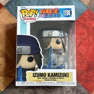 🛍️2/$25🛍️Funko Pop Naruto Shippuden Izumo Kamizuki Blue and Black Figure